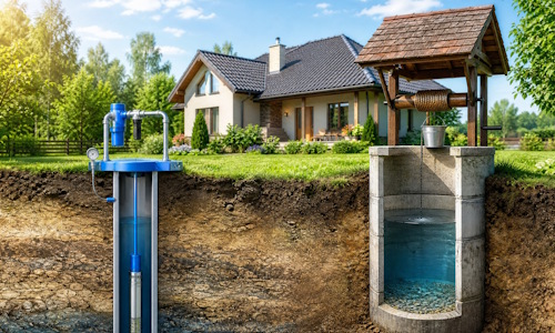 Автономное водоснабжение загородного дома Мелеуз: скважина или колодец 